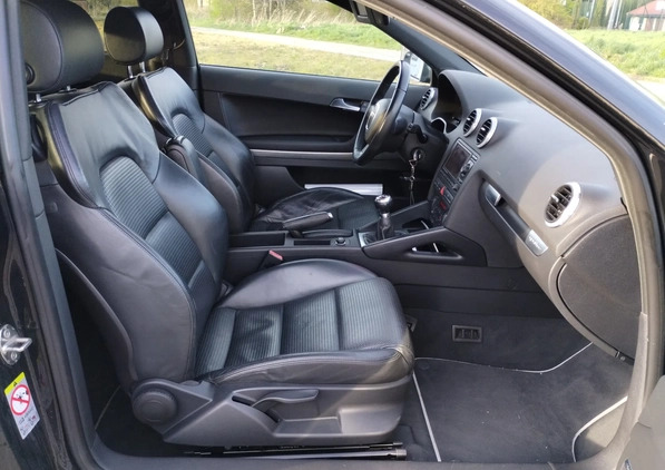 Audi S3 cena 36999 przebieg: 218257, rok produkcji 2007 z Siechnice małe 379